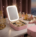 LumiCase | Joyero de Viaje con Espejo LED