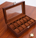 ChronoVault | Organizador Premium para 10 Relojes de Lujo